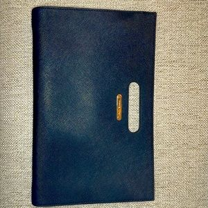 Michael Kors Black Saffiano Clutch with Strap